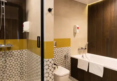 Двухкомнатный Люкс — 43 м² в гостинице «Альфа» Измайлово (м. Партизанская). Фото номера