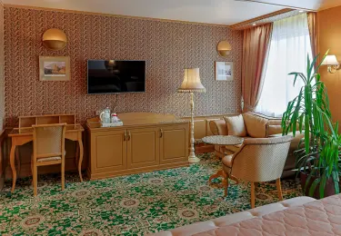 Джуниор Сюит «Премиум» — 36 м² в гостинице «Альфа» Измайлово (м. Партизанская). Фото номера