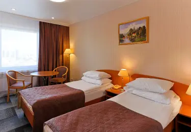 Стандарт — 21 м² в гостинице «Альфа» Измайлово (м. Партизанская). Фото номера